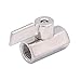 DERNORD Stainless Steel Mini Ball Valve NPT Thread Female (3/8