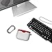 WQNIDE-Soft Silicone Carrying  Case Cover for Sony WF-1000XM3 Wireless Earbud, Protective Skin Cover with Carabiner for Truly Wireless Noise Canceling Earphone, Front LED Visible