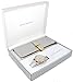 Women's Matching Watch & Wallet Gift Set - Metallic Silver