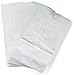 8 Lb White Paper Bags - Pack of 500. Regular Size. Great for Takeout Orders, Lunch Bags - Durable, Reusable, Recyclable and Biodegradable. Ideal for Concessions, Cafes, and Delis