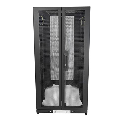 StarTech.com Server Rack Cabinet - 25U Rack - 37" Deep Enclosure - Server Cabinet - Computer Cabinet - Network Cabinet - Network Enclosure