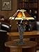 Mission Faux Wicker Tiffany Style Table Lamp