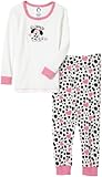 Gerber Dalmation Cotton PJs Two Piece, White