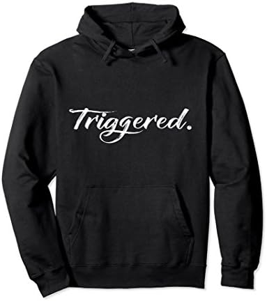 Unisex Triggered Meme Pullover Hooded Sweatshirt Gamer Meme Hoodie Medium Black