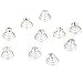 Tinksky 10pcs Delicate Women's Girls Wedding Bridal Crystal Clear Rhinestones Metal Spiral Twist Hairpins Hair Pins