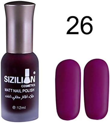 Coohole Liquid Matte Dull Nail Polish Fast Dry Long Lasting Nail Art Matte Nail Polish Gel, 0.4 oz