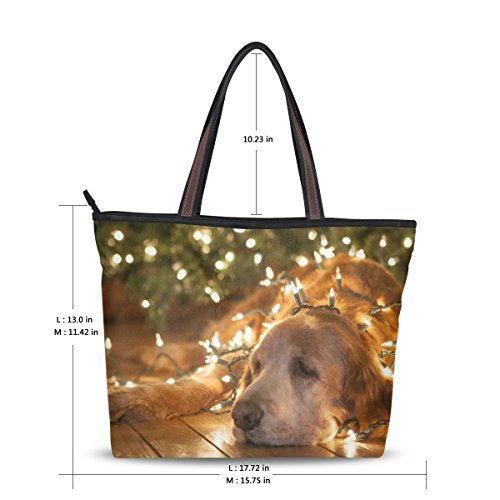 Use4 Womens Handbag Design Shoulder Bag Light Beautiful Labrador Tote Bags