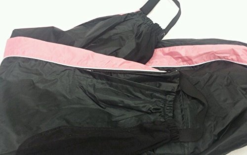 Nexgen LADIES MOTORCYCLE RIDING RAIN SUIT RAIN GEAR PURPL/BLACK WATERPROOF LIGHTWEIGHT (L Regular) - Thumbnail 2