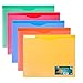 Nova Filer Waterproof Poly-File Folders with Top Tab, Letter Size, Assorted Colors, 10pcs Pack
