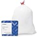Amazon Brand - Solimo Tall Kitchen Drawstring Trash Bags, 13 Gallon, 120 Count
