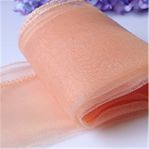 LingStar Premium Quality 30x275cm Sheer Organza Table Runner Wedding Party Home Decoration coral 10 pcs