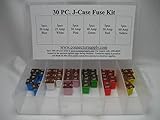 Automotive J Case Low Profile Fuse Kit 30 Piece