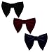 Lovacely Men's Velvet Vintage Bow Tie Tuxedo Big Bowtie RB002-Mix3-2 Black,Burgundy,Navy Blue