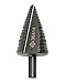 Greenlee 36414 Step Drill Bit,14 Hole Sizes Green, 7/8