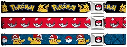 Pokémon Seatbelt Belt 3 Pack