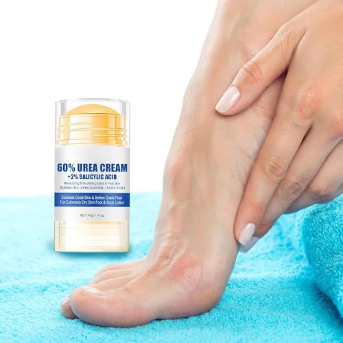 2025 Nuevo Crema Hidratante para Pies, Repara e Hidrata los Pies Secos y Agrietados, Exfoliating Moisturizing Foot Ointment, 40 ml (1)