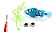 Sannysis2008 Electric Toy Fish with Aquatic Gift for Kids Blue Novel Robo Fish
