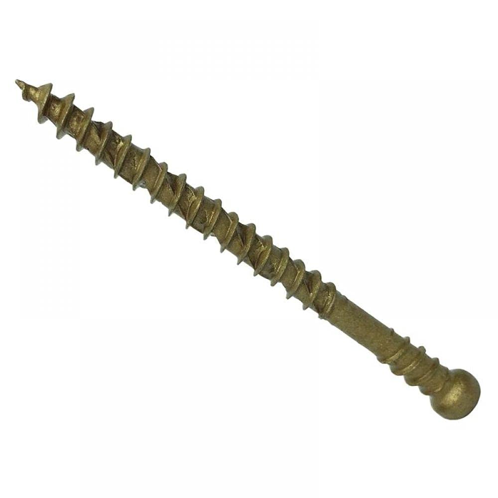 ForgeFast Reduced Head Decking Screws | 4.5 x 60mm | Tan Elementech 2000 | Tub 500