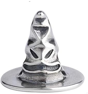 Sorting Hat 925 Sterling Silver personalized oxidation hat Charm beads Fit original bracelet pendant Jewellery making gift