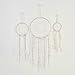 SHZONS Dream Catchers, 3 PCS Boho Wedding Party Favor,Fall Decor New Year Gift Baby Shower,Birthday Gift,Bedroom Wall Ornaments,Car Hanging Decoration,White Feather