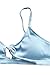 Cupshe Fashion Women’s Fluffy Cloud Tie Bikini Set Beach Swimwear Bathing Suit (S, Blue)