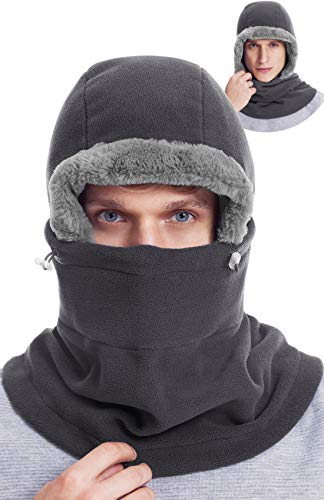 DIMPLES EXCEL Balaclava Fleece Hood Winter Warmer