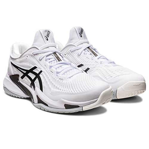 ASICS Men's Court FlyteFoam 3 Tennis Shoes, 10, White/Black on Galleon Philippines