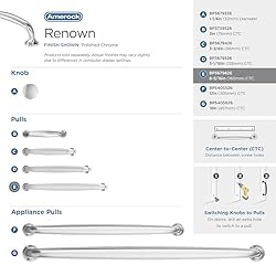 Amerock | Cabinet Pull | Polished Chrome | 6-5/16