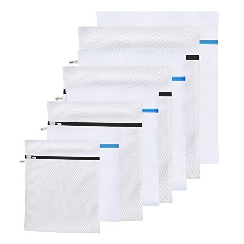 cozihoma Mesh Laundry Bags -8Pcs Lingerie Bags Laundry, Travel Storage Organize, Delicates Laundry Bag for Sock, Bra, Underwear, Garment, Blouse(2 Extra-Large &2 Large& 2 Medium & 2 Small) - Thumbnail 7