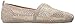 Skechers BOBS Women's Bobs Plush-Daisy Crochet Ballet Flat, Natural, 10 M US