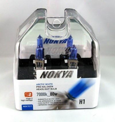 Nokya H1 Arctic White Stage 2 7000K Halogen Headlight / Fog Light Car Light Bulb Replacement