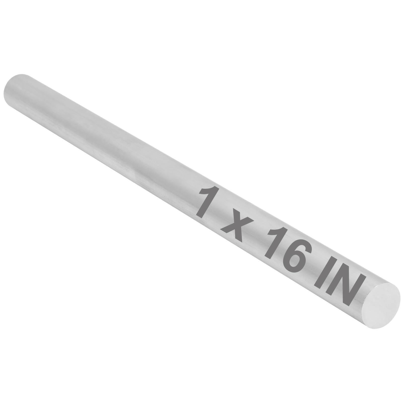 Photo 1 of 1" 6061 T651 Solid Aluminum Round Rod 16" Long 1 Inch Diameter Solid T651 Extruded Lathe Bar Stock, Round Aluminum Bars for Industrial, DIY Craft (+0.05")