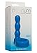 Doc Johnson Platinum Premium Silicone - The Double Dip 2 - Double Penetration C-Ring - Blue