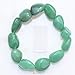 Zenergy Gems CHARGED Green Aventurine Crystal Bracelet Tumble Polished Stretchy (GAIN CREATIVITY, COURAGE, INDEPENDENCE, PROSPERITY - BALANCES EMOTIONS) [REIKI] (Freeform Nugget)