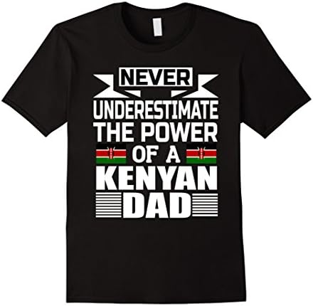 Mens Storecastle: Funny Kenyan Dad Father's Day Kenya T-Shirt XL Black