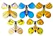 Meeruz 5-Pcs Magic Butterfly Flying in The Book Fairy Rubber Band Powered Wind Up Butterfly Toy Great Surprise for Wedding and Birthday Gifts