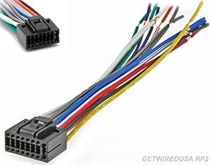 Amazon.com: 16-PIN CAR AUDIO WIRE HARNESS, STEREO POWER ... 9 pin wiring harness for car radio 