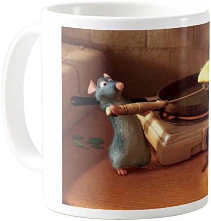 AquaSakura - Ratatouille Remy Cooking - 11oz Ceramic Coffee Mug Tea Cup