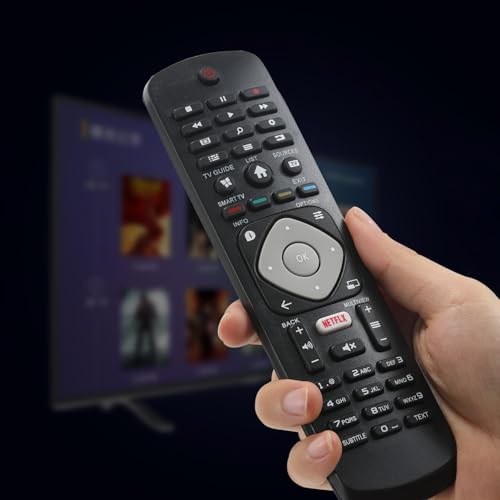 Universal Replacement Remote Control Compatible with All Philips Smart TV