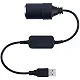 USB A Male to 12V Car Cigarette Lighter Socket Female Cable Converter 1Ft/30cm