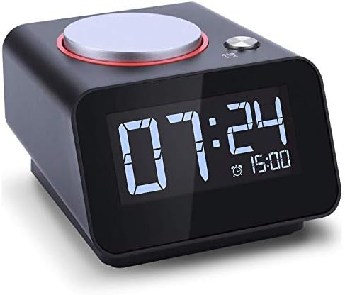 Gpwdsn ブルートゥース目覚まし時計ラジオを 売り込み ポート用の携帯電話を充電する充電式デジタル目覚まし時計 デュアルusb充電調光対応のバックアップ機能