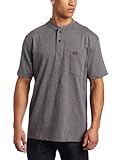 Wrangler RIGGS WORKWEAR Men's Short Sleeve Henley Tee
