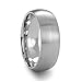 6mm/8mm Men's Titanium Ring Brushed Dome Wedding Band Comfort Fit Size 4-15