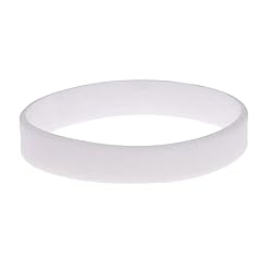 100pcs/set Plain Silicone Wristbands Blank Rubber