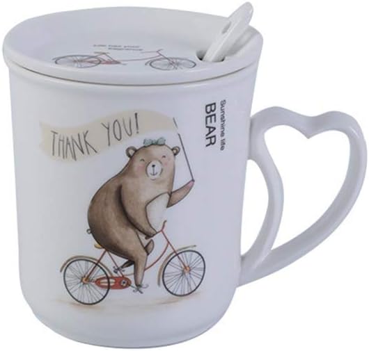 Cartoon Cat Mug Ceramic Mug Animal Cute Coffee Cup Office Household Drinking Cup Cup 12.5x10x9cm