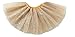 GOODTECK Newborn Infant Baby Professional 3 Layers Sequin Tutu Tulle Skirt (3-8 Years, Gold)