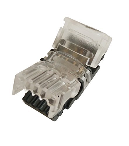 Alightings LED Connector for 4Pin 5050 RGB Waterproof LED Strip Lights- Strip to Wire Quick Connection, 20 - 18 AWG Wire No Stripping