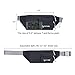 Lymmax Fanny Pack Waist Bag 4 Pockets Running Belt Adjustable Water Resistant Waist Pack for Men Women Workout Travel Large Capacity