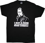 SNL Saturday Night Live Christopher Walken More Cowbell Black T-Shirt