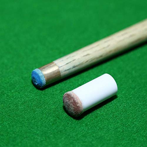 Vidillo 40 Pcs Pool Cue Tips Slip on Push on Billiard Snooker Replacement Screw-on Tips Cue Stick Billiards Accessories Four Sizes